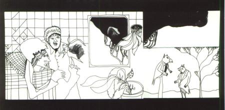 Malas compa�ias- 1979 - Tintas - 0.30x0.50